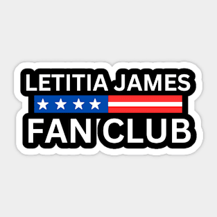 LETITIA JAMES FAN CLUB Sticker